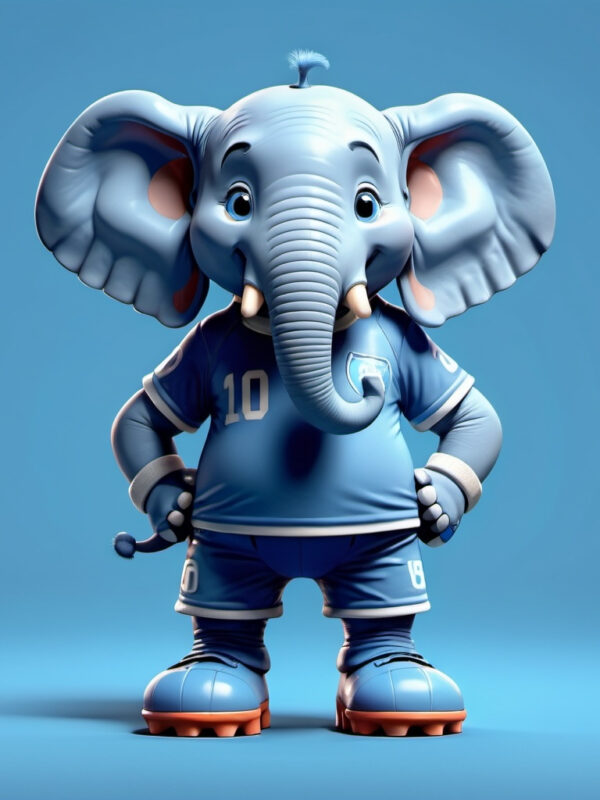 Blue Footballer #01