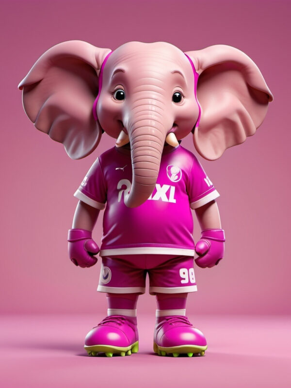 Magenta Footballer #01