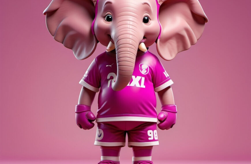 Magenta Footballer #01