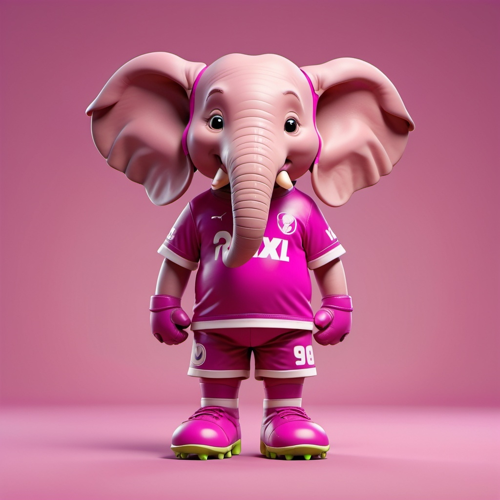 Magenta Footballer #01