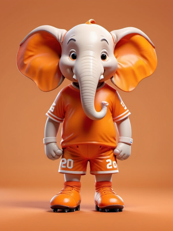 Orange Footballer #01