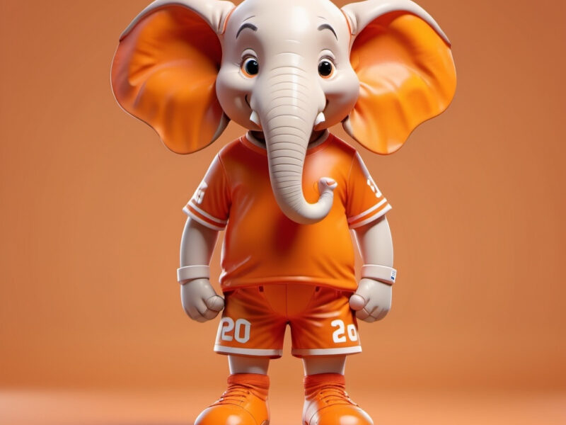 Orange Footballer #01