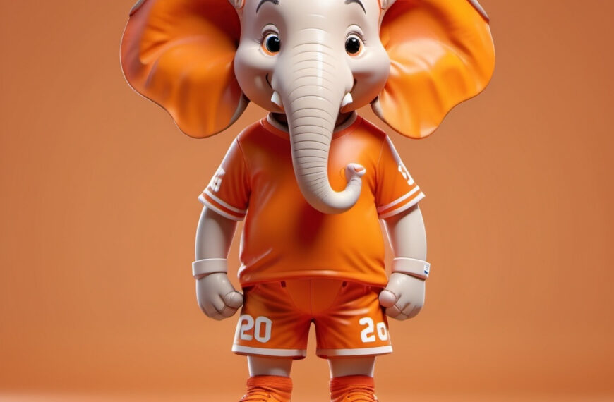 Orange Footballer #01