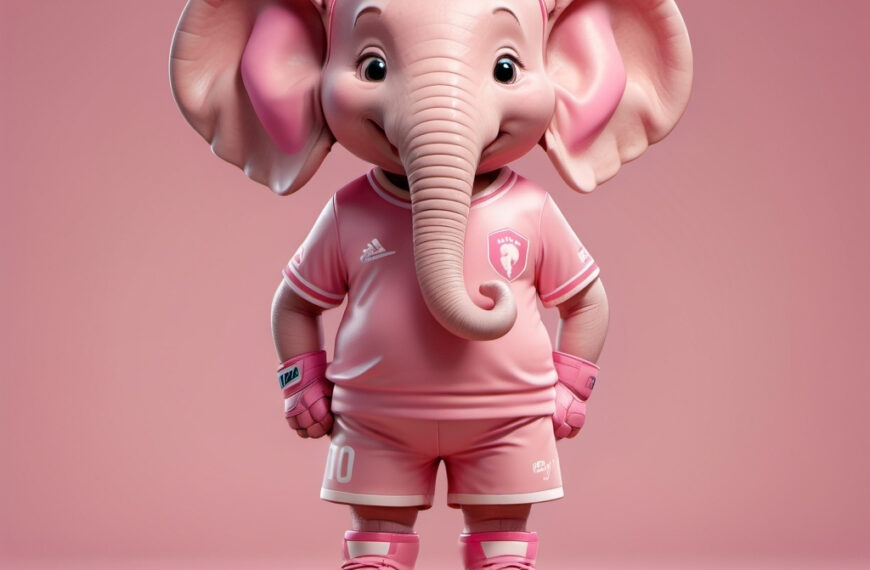 Pink Footballer #01