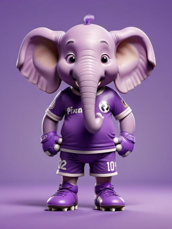 Purple Footballer #01