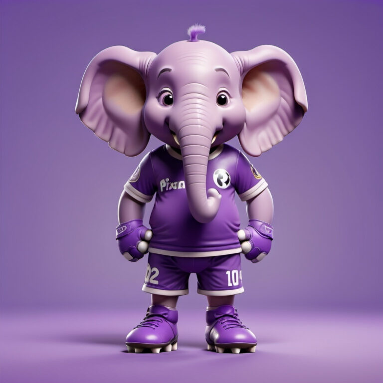 Purple Footballer #01