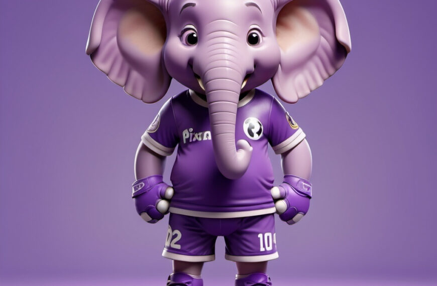 Purple Footballer #01