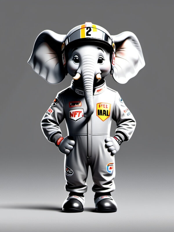 Grey Racing Driver #01