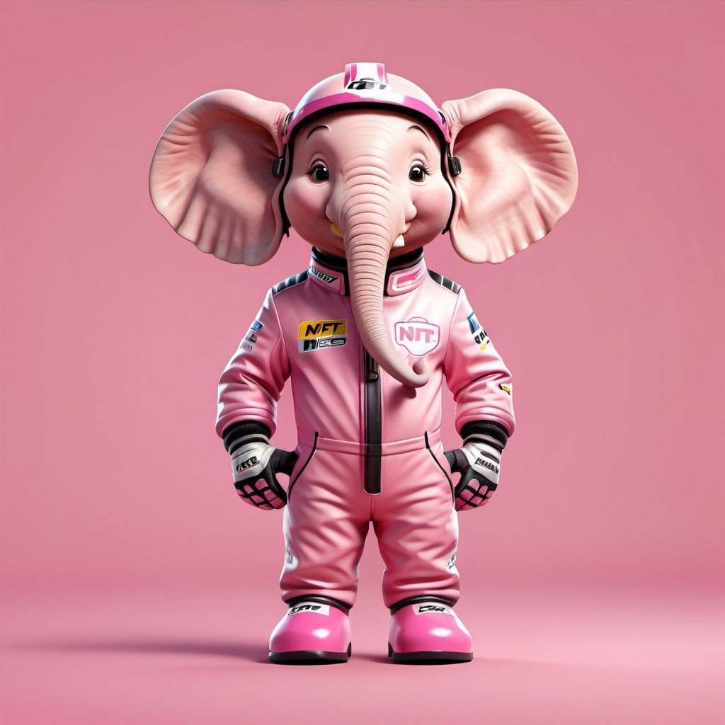 Pink Racing Driver #01