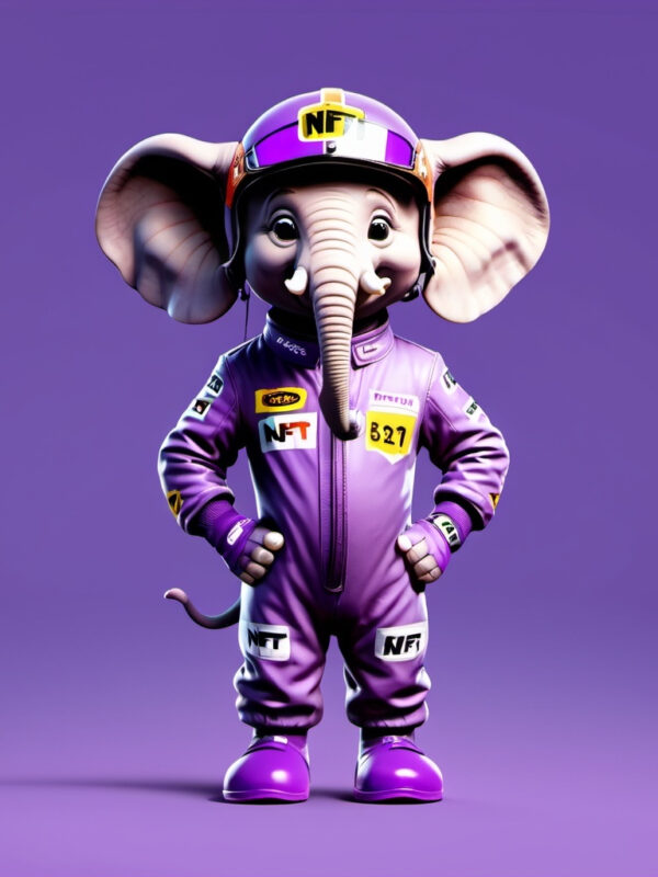 Purple Racing Driver #01