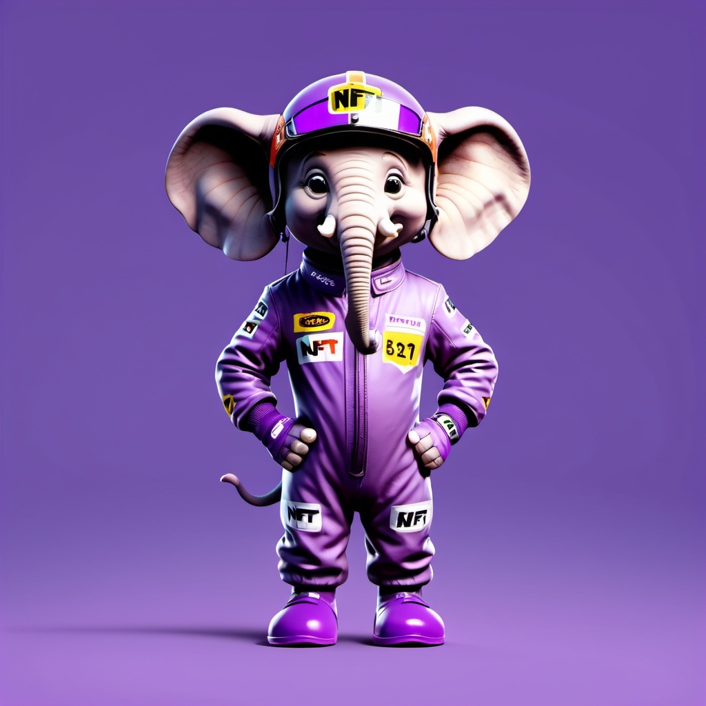 Purple Racing Driver #01