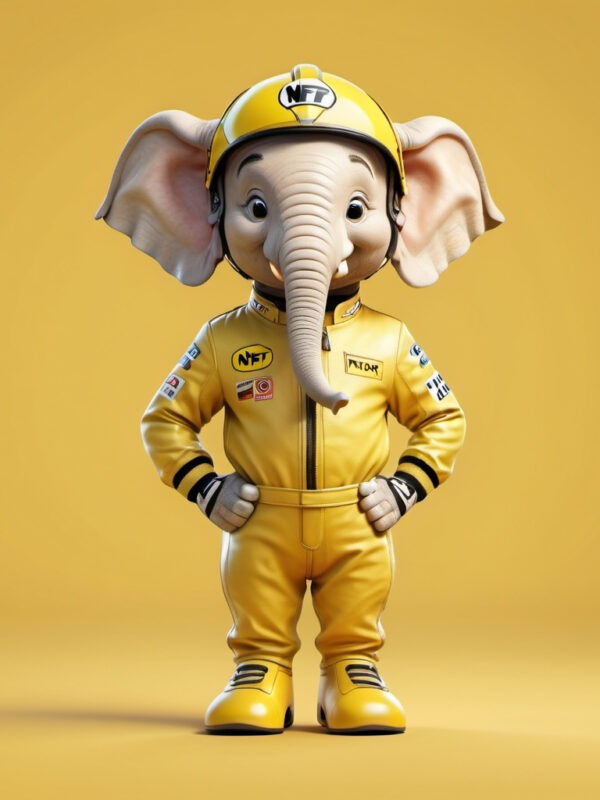 Yellow Racing Driver #01