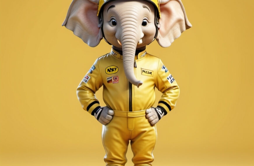 Yellow Racing Driver